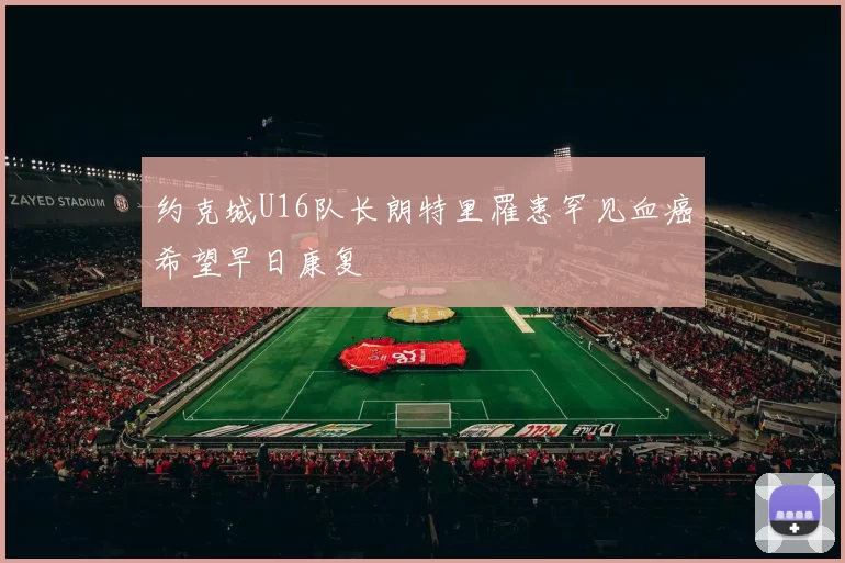 约克城U16队长朗特里罹患罕见血癌希望早日康复